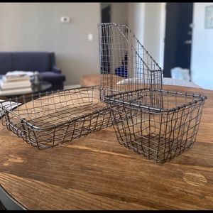 Wire Desk Organizer Set